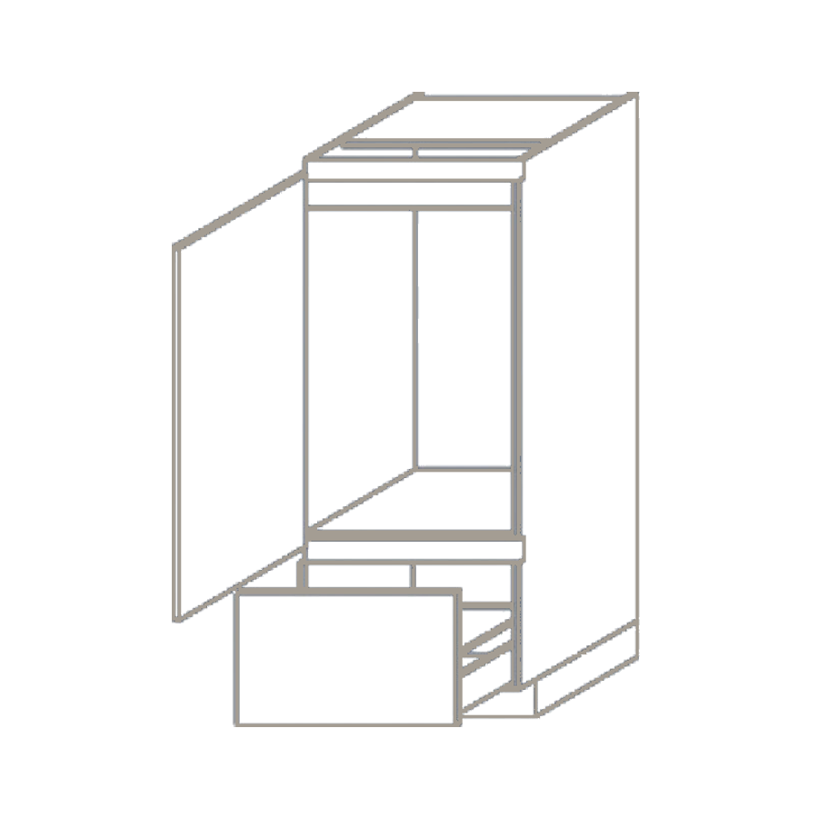1430mm%20hoge%20apparatenkast%20voor%20koelkast%20lade%20links