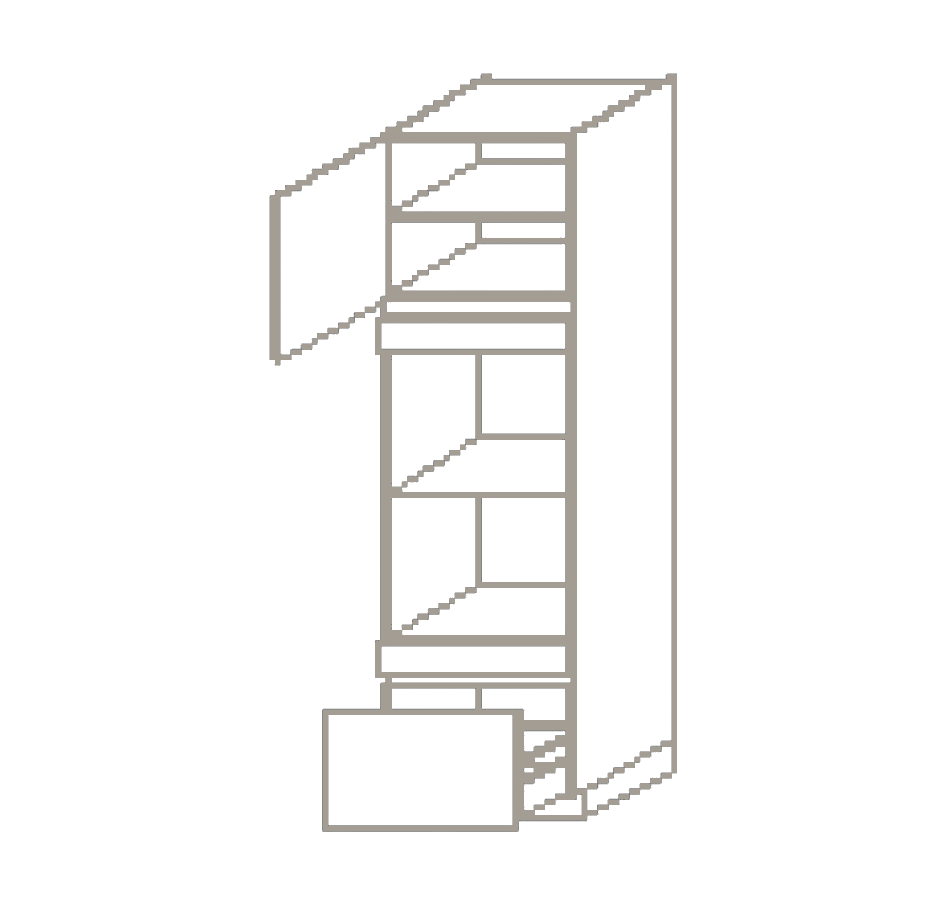 greeploze%202078mm%20hoge%20apparatenkast%20voor%202x%20combi%20links