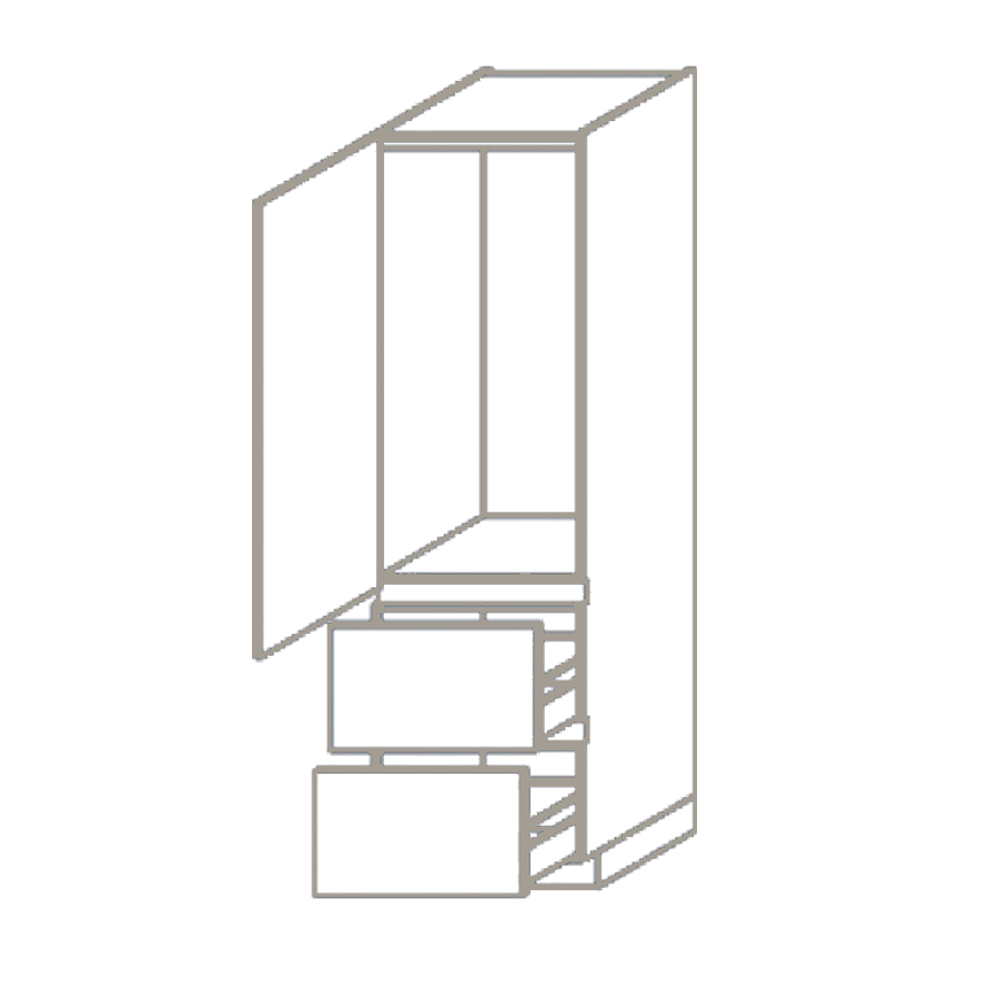 greeploze%202078mm%20hoge%20apparatenkast%20voor%20koelkast%20en%20twee%20uittrekelementen%20deur%20links%20hoog