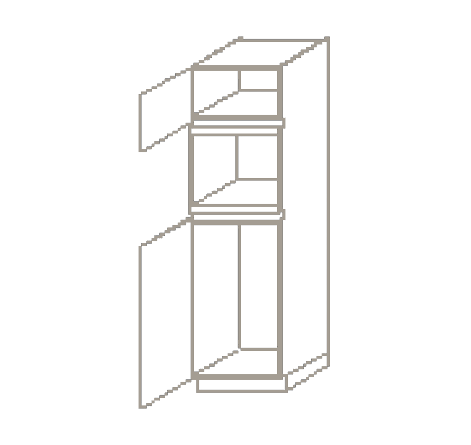 greeploze%202208mm%20hoge%20apparatenkast%20voor%20koelkast%20combi%20links
