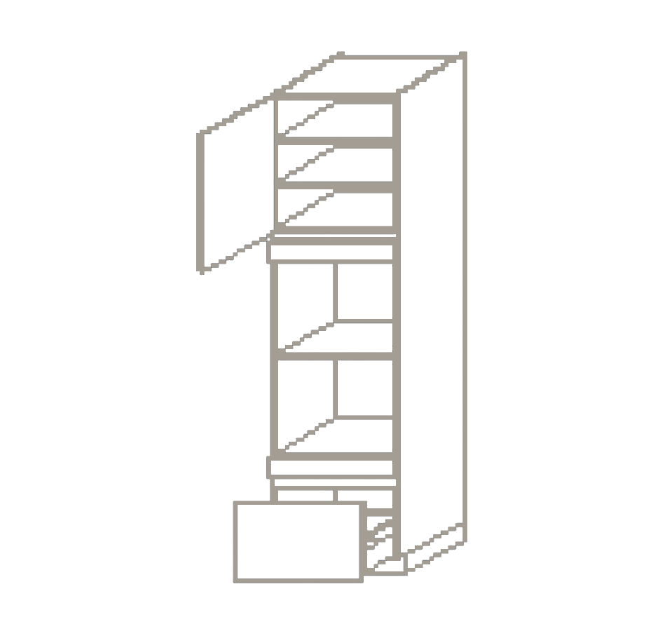 greeploze%202208mm%20hoge%20apparatenkast%20voor%20twee%20ovens%20links