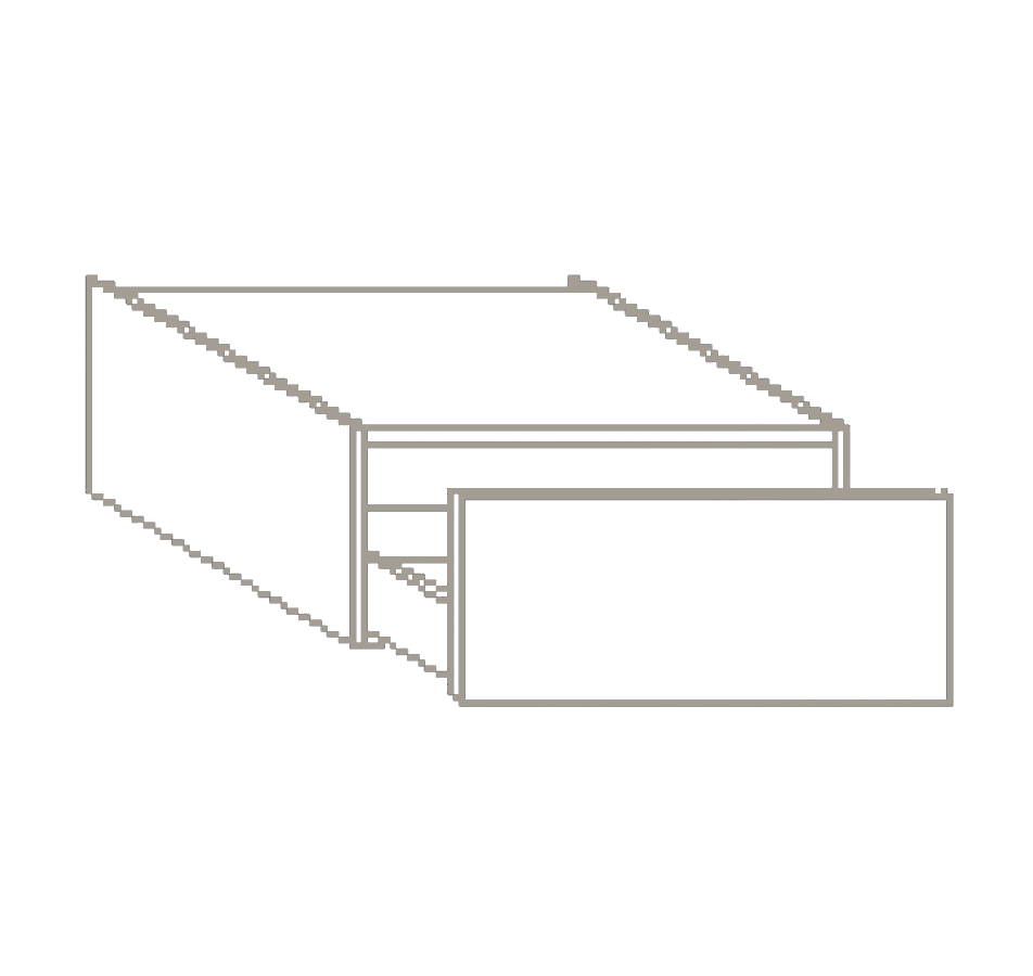 keukenkast-met-260mm-hoge-lade