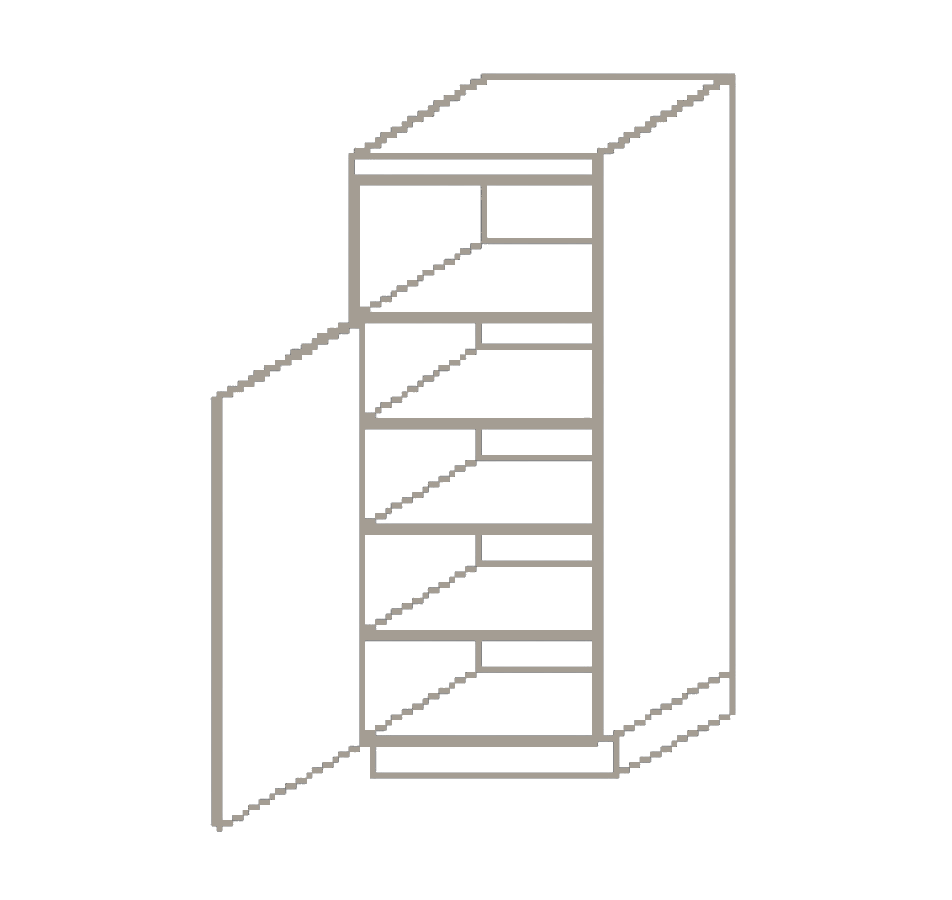 verticaal%20greeploze%201430mm%20hoge%20apparatenkast%20voor%20magnetron%20links