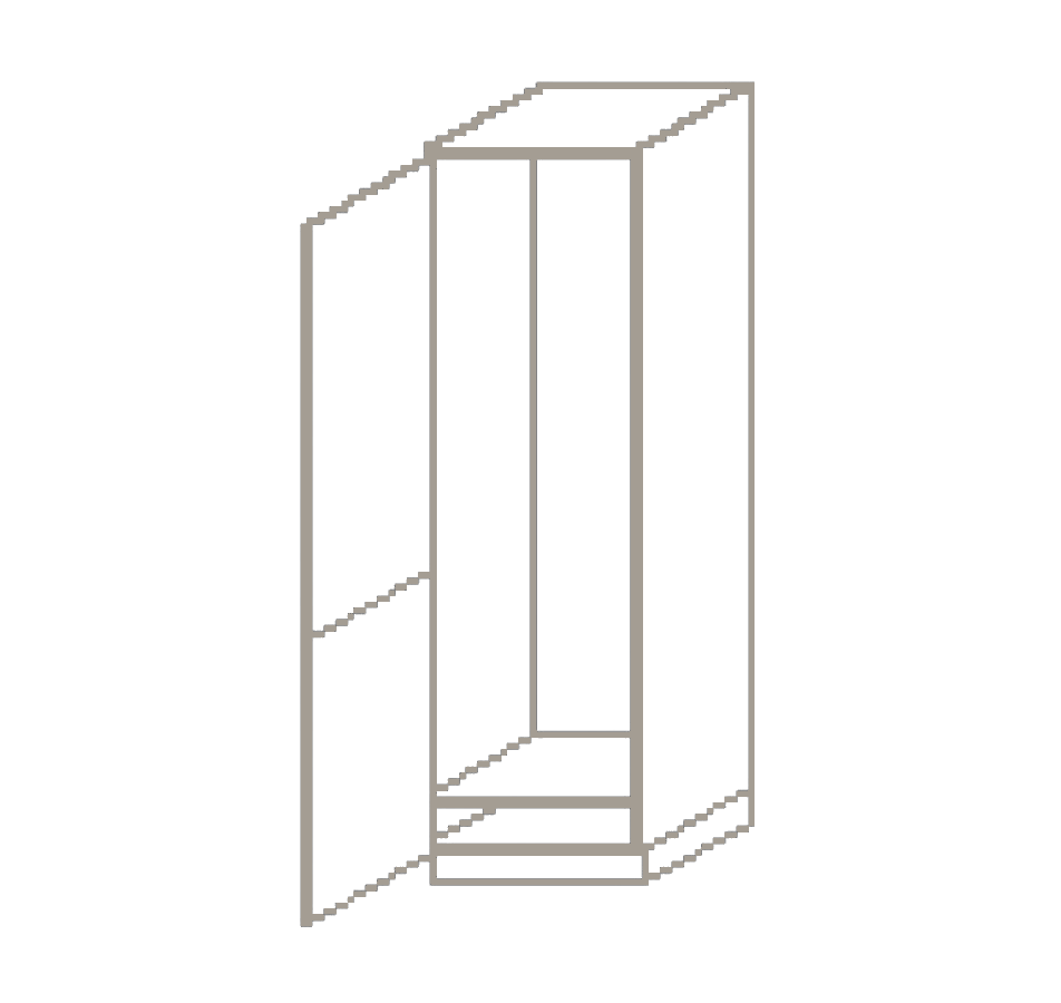 verticaal%20greeploze%201948mm%20hoge%20apparatenkast%20voor%20koelvriescombinatie%20links