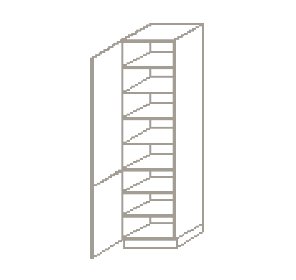 verticaal%20greeploze%202078mm%20hoge%20servieskast%20met%20twee%20deuren%20links
