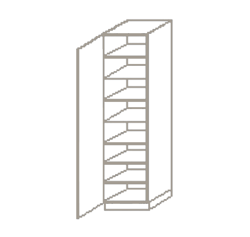verticaal%20greeploze%202208mm%20hoge%20servieskast%20met%201%20deur%20links